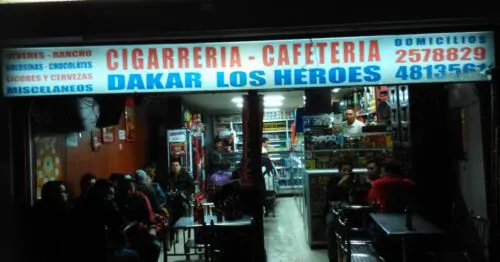 CIGARRERIA  CAFETERIA DAKAR LOS HEROES CIGARRERIA  CAFETERIA DAKAR LOS HEROES